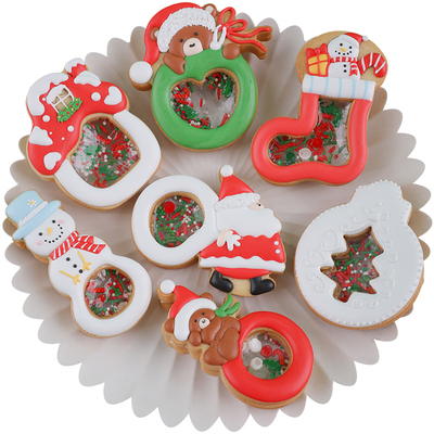 新款圣诞节饼干模具糖霜diy