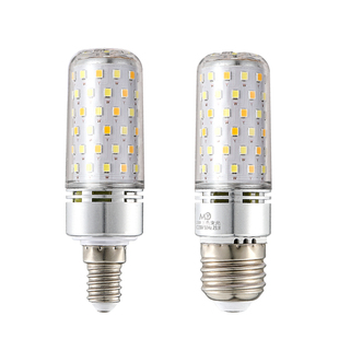 led灯泡e27螺口节能灯芯e14吊灯光源10W瓦三色螺纹照明玉米灯超亮