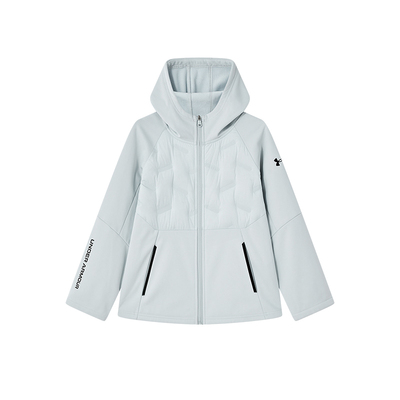 安德玛童装秋冬儿童拼领夹克外套