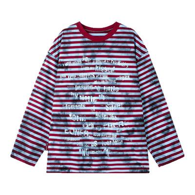 BJHG条纹美式长袖T恤冬季打底衫