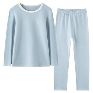 栀柔儿童德绒睡衣套装男女孩新款秋衣秋裤保暖内衣a类居家中大童