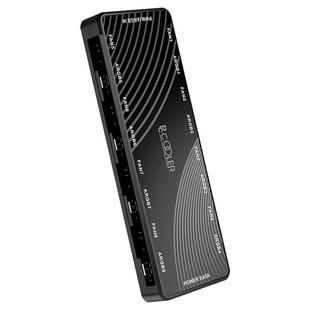 ARGB集线器PWM二合一机箱风扇1拖8磁吸灯光HUB控制器4pin分线器