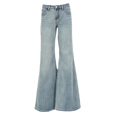 浅色不贴腿微喇牛仔裤2026新款春