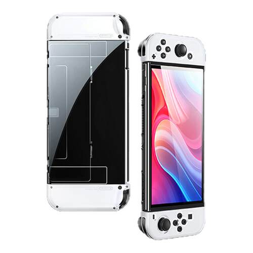 锦读Jemdo适用任天堂switch保护壳oled透明软壳ns2游戏机套2代手柄盒全套适用switch2保护套一体收纳包配件
