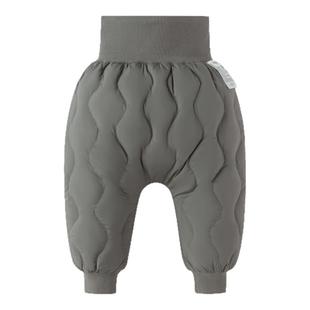 巴拉巴婴儿羽绒裤男童女童宝宝加厚长裤儿童裤子2025冬装新款童装