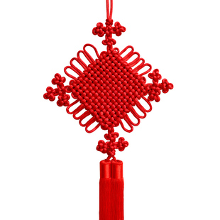 中国结玄关挂件中式简约乔迁客厅平安小号大号如意挂饰双面电视墙