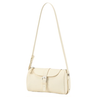 卡拉羊独白新款超轻时尚女单肩包大容量防泼水手拎便携斜挎圆筒包