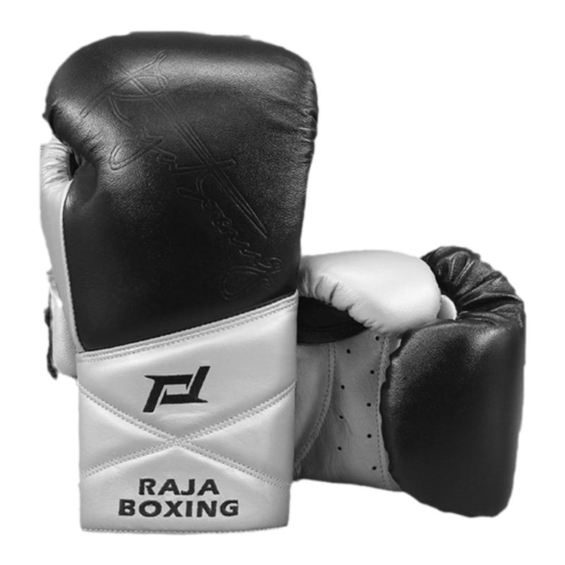 raja-boxing泰拳袋鼠真皮拳套