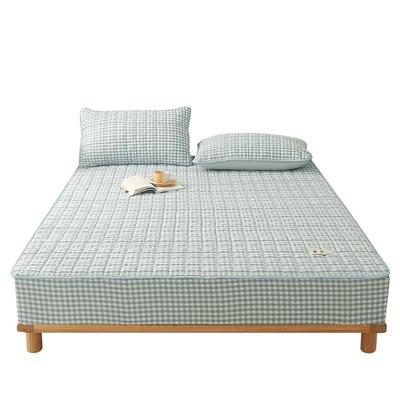 夹棉床笠罩100%全棉床垫保护罩加厚防尘席梦思床罩纯棉榻榻米床套