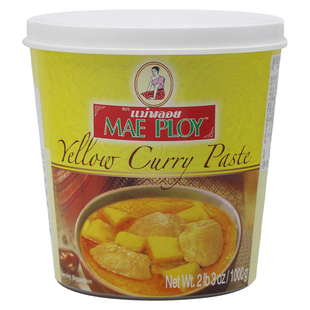 泰国进口MAEPLOY泰娘黄咖喱酱泰式膏咖哩蟹冬阴功虾鱼蛋速食拌饭