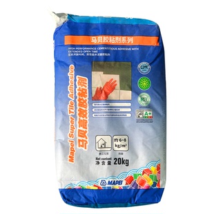马贝瓷砖胶高效胶粘剂C2TE石材玻化砖家装胶泥大砖上墙粘合剂