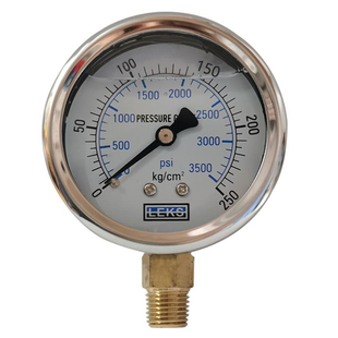 不锈钢壳耐震压力表YN60 10 25 100 250KG油压表注塑机液压表油表