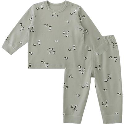 巴厘小猪宝宝内衣套装春秋季睡衣