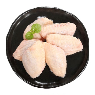 春雪食品鸡翅中新鲜冷冻生鸡翅奥尔良烤翅卤煮鸡中翅烧烤食材清真