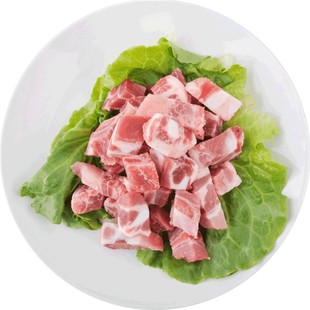 爱森 冷鲜猪肉 新鲜生猪肉切块小排 精选小排块400克/盒