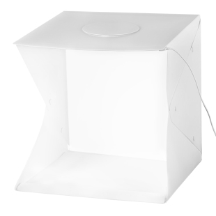 LED小型拍照摄影棚简易摄影补光柔光箱折叠式迷你拍照灯箱淘宝产品拍摄道具背景箱电商静物拍照微型拍摄台