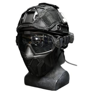无贼FAST战术头盔风扇防雾全脸面具套装军迷cs野战下场装备三级头