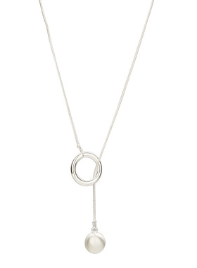 银色小众高级感百搭长款毛衣链女