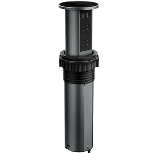 公牛升降插座嵌入式厨房岛台桌面自动电源智能无线充电电动排插排