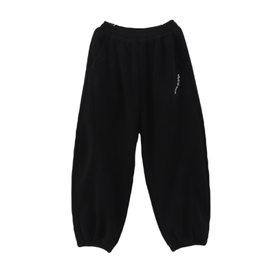 男童秋冬款裤子加绒厚2025