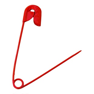 红色金属别针结婚婚庆用婚礼新娘胸花固定陪嫁包袱床单大别针安全