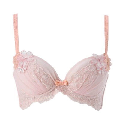 包邮仙女风花朵水溶蕾丝文胸套装