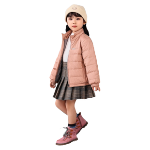 韦氏儿童亲子男女童宝宝羽绒服外套常规羽绒加厚秋羽绒初冬外套