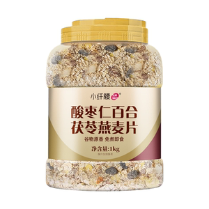酸枣仁麦片睡眠质量差专用无糖精