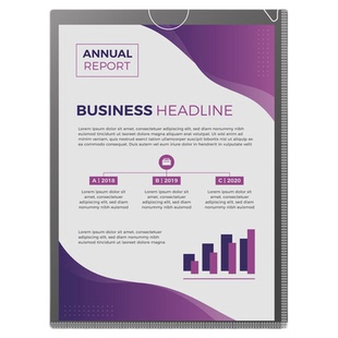 a4纸文件夹插页透明文件袋奖状收纳夹单片活页夹卡套a3保护套粘贴式文件展示框贴墙硬胶套资料夹文件套插盒