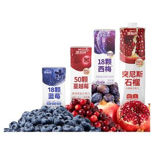 源制所蓝莓汁西梅汁石榴汁100%果蔬汁配料干净添加nfc果汁健康饮