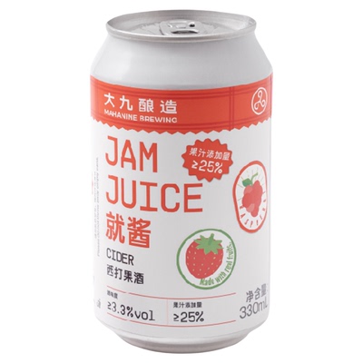 大九酿造就酱西打果酒