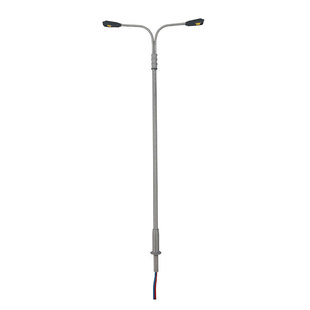 方寸景微缩仿真路灯模型3V沙盘场景配件HO比例LED火车手工DIY街道