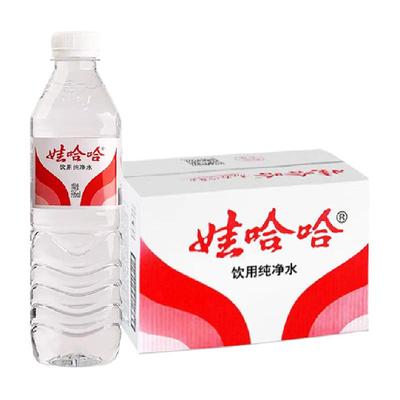娃哈哈饮用纯净水596ml×24瓶