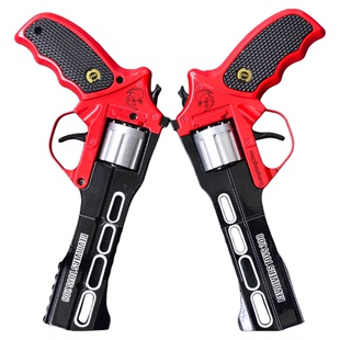 全金属左轮砸炮枪砸响枪火炮片纸炮子擦响手枪玩具枪男火石犀牛王