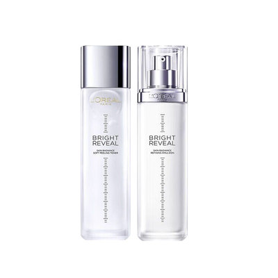 欧莱雅注光瓶水乳套装