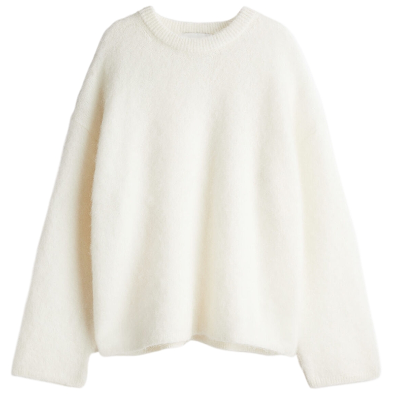 【致臻系列】HM女装毛针织衫入冬撞色叠穿保暖内搭上衣1242877