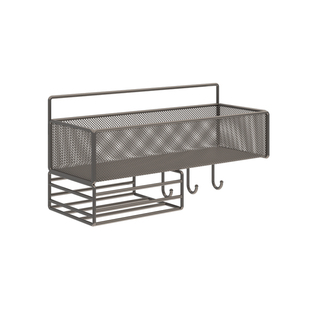 免打孔宿舍置物架墙上收纳架学生寝室墙面收纳神器壁挂式零食挂篮