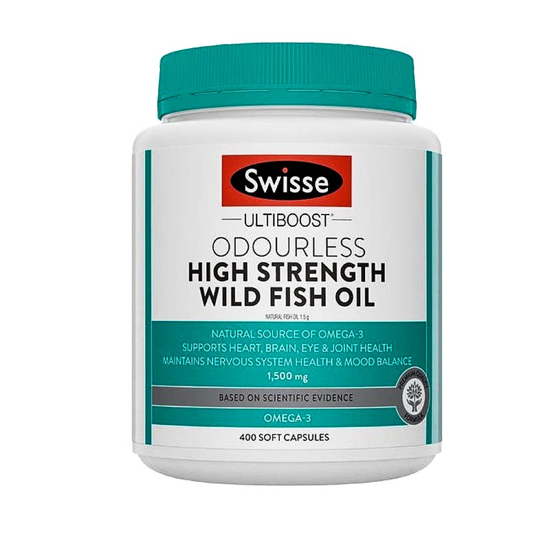 swisse深海鱼油软胶囊搭鱼肝油青少年DHA补脑记忆力成人中老年