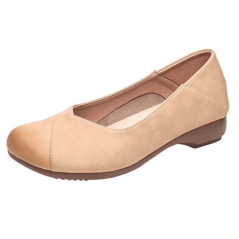 欧卡汇妈妈鞋子春夏新款休闲舒适单鞋软底