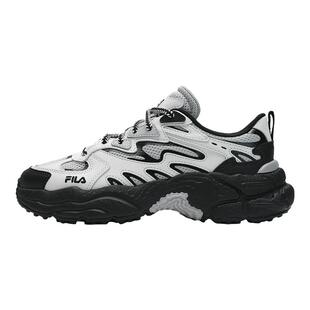 蕨草鞋|女鞋FILA 斐乐老爹鞋运动鞋春季复古鞋子厚底黑色休闲鞋