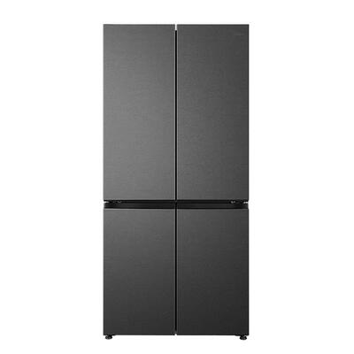 美的熊墩墩601双系统超薄零嵌入式十字四门双开门家用大容量冰箱