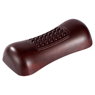 天然实木枕头颈椎枕拉伸睡觉专用硬枕反弓突出变直圆型保健理疗枕