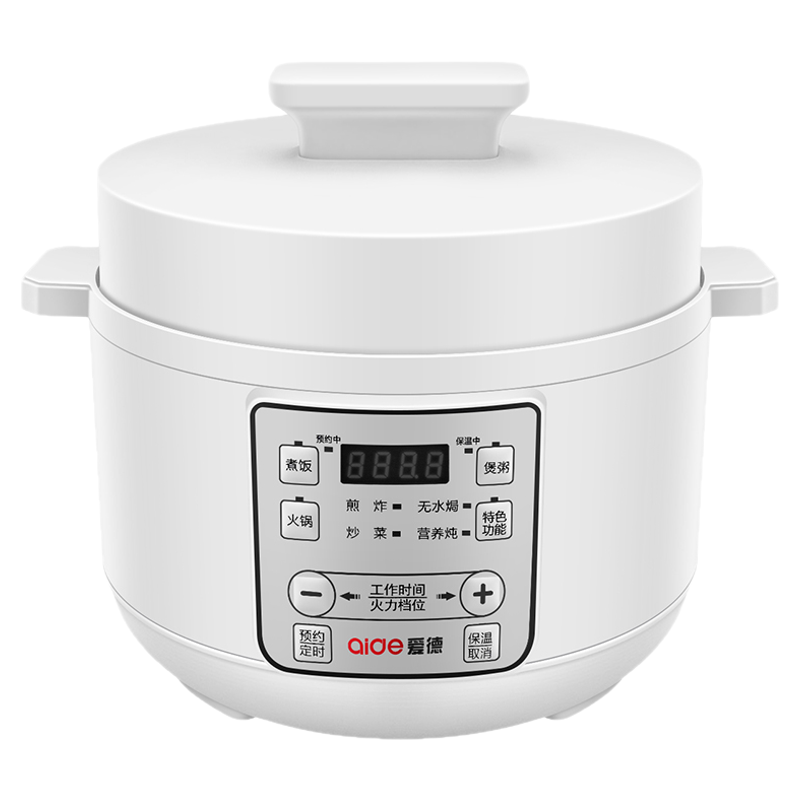 爱德4L家用电压力锅316不锈钢双胆多功能高压锅3-5人智能电饭煲锅