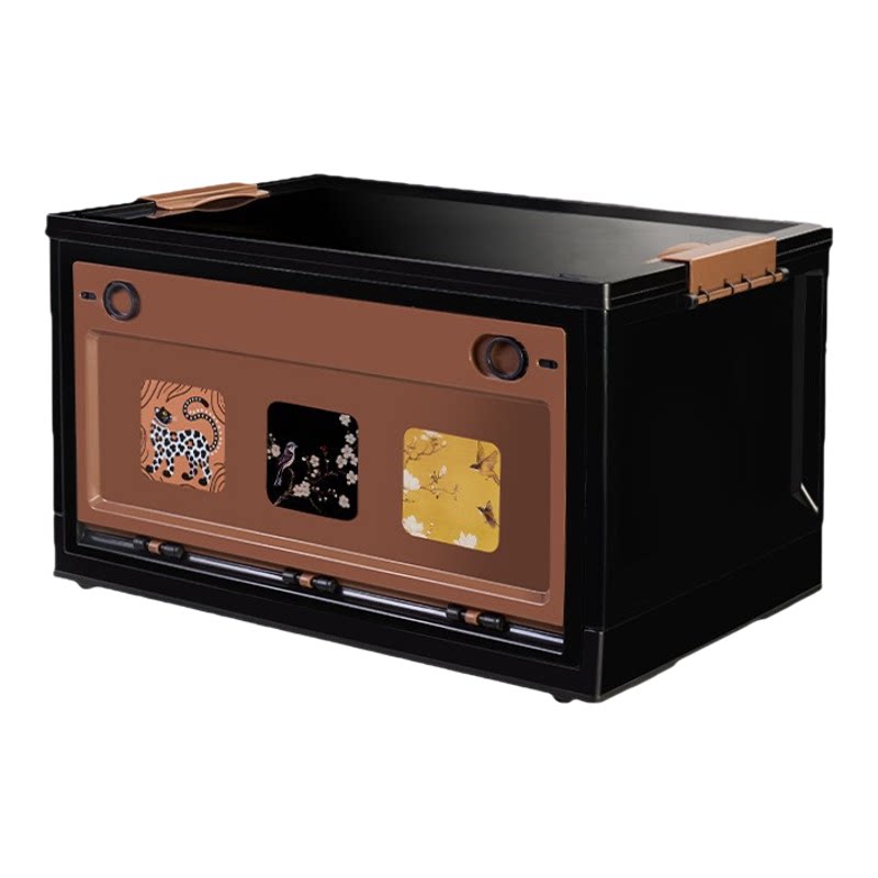 中古风折叠收纳箱储物箱