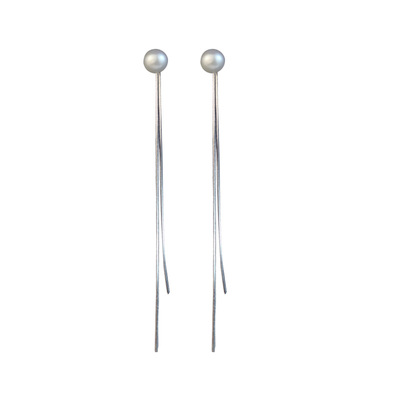 超仙长款流苏小巧精致防过敏耳环