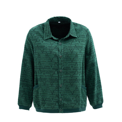 中老年女装衬衫长袖纯棉