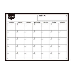 生活通 每日计划表减肥计划板月目标计划板时间管理日历365天考研神器自律学习打卡表墙贴可擦写磁性留言墙贴