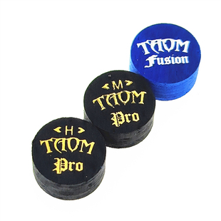 斯诺克皮头11毫米塔悟姆TAOM芬兰小头多层中黑八桌球杆台球杆皮头