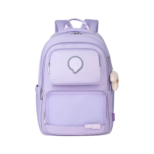书包女生小学生三到六年级女孩减负护脊双肩包牛津大学儿童背包轻