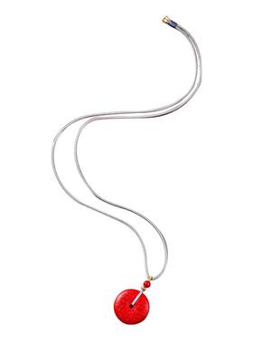 禧念男女同款朱砂国风项链